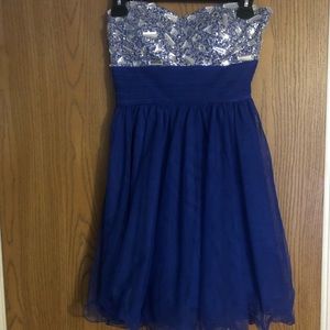 Sz 3 royal blue dress
